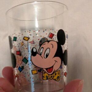 Vintage Disney Mickey mouse Glass